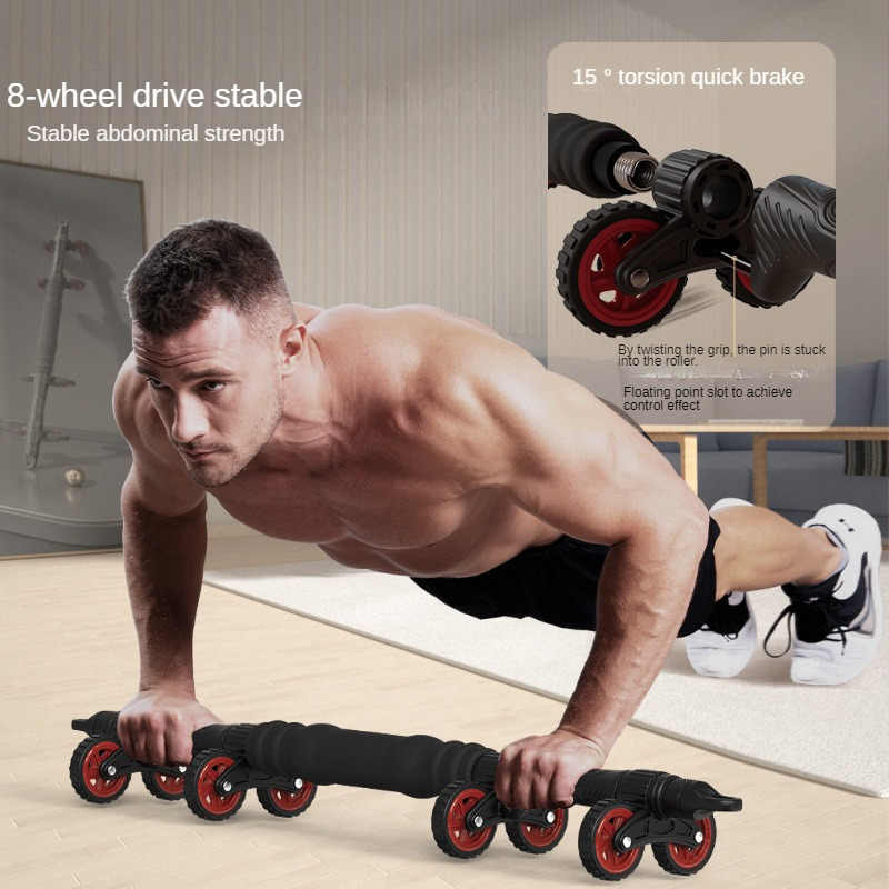 multi-functional abs roller for home fitness, arm strength