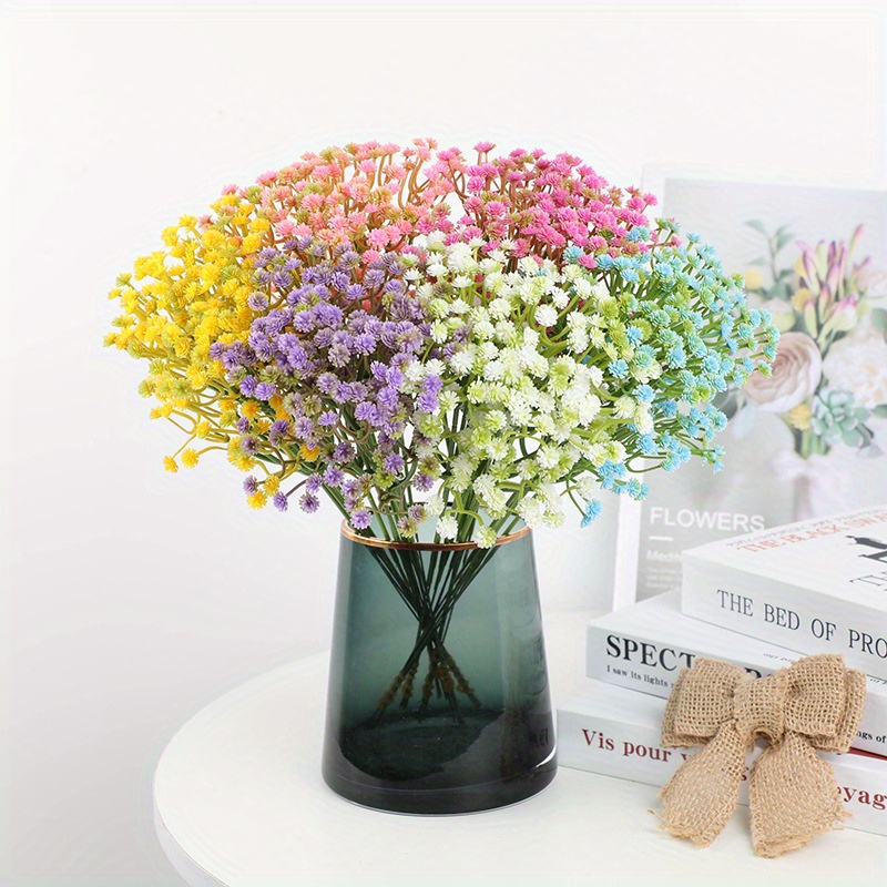 

30pcs Artificial Baby's Breath Flowers, Premium Oxidation Resistance Real Touch Flowers, Office Decor, Outdoor Garden Yard Decor, Wedding Birthday Bridal Shower Decor, Products Do Not Vases