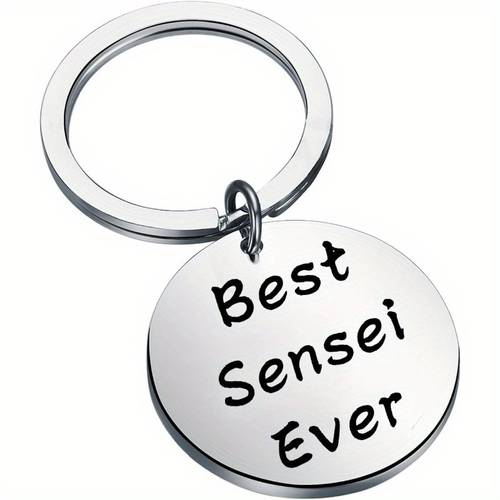 cadeau voor karate-instructeur/leraar, sleutelhanger voor de beste leraar, vechtsportjuwelen, sleutelhanger voor taekwondo - , cadeau