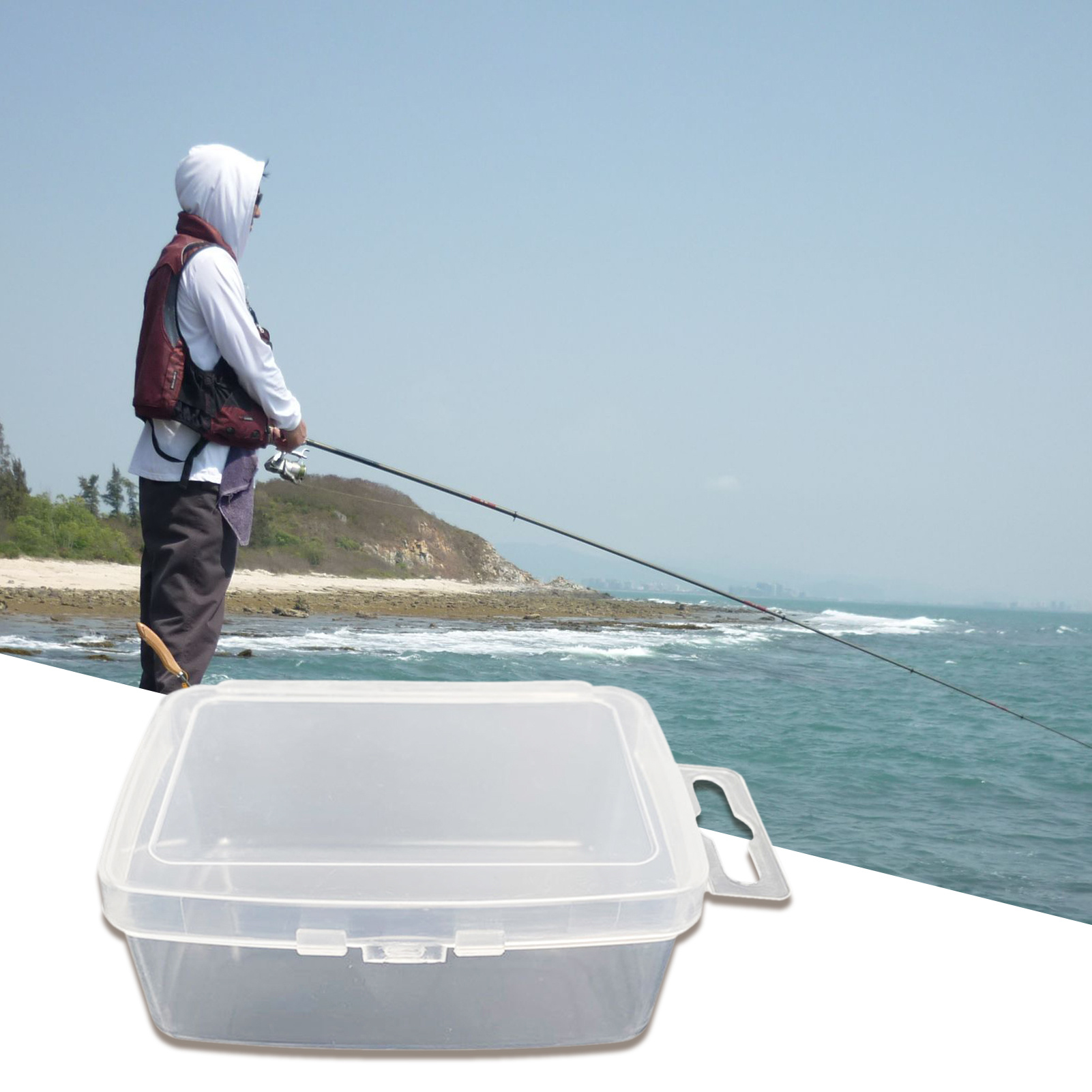 Plastic Fishing Lure Box Sturdy Reusable Fishing Gear - Temu