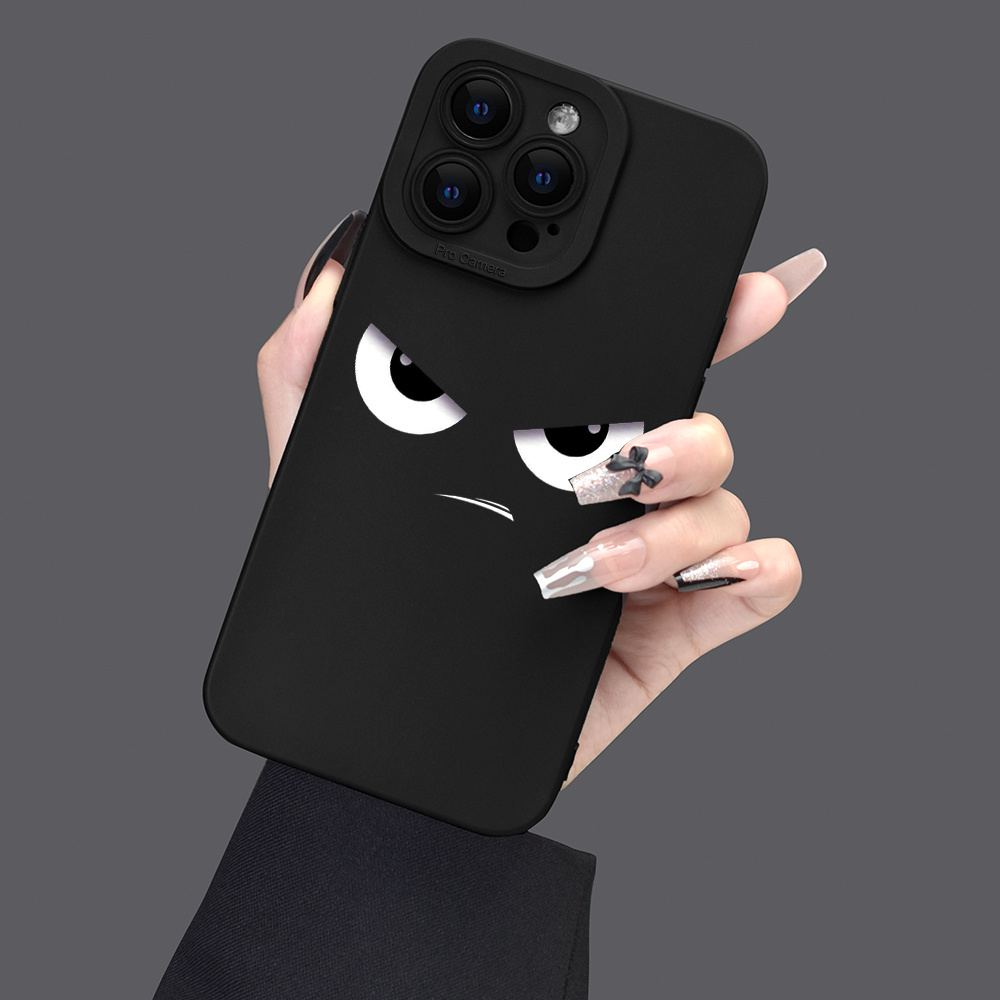 

Wacky Expression Pattern Mobile Phone Case Full Body Protection Shockproof Tpu Soft Rubber Case Color: Transparent White Black For Men Women For Iphone 15 14 13 12 11 Xs Xr X 7 8 Mini Plus Pro Max Se