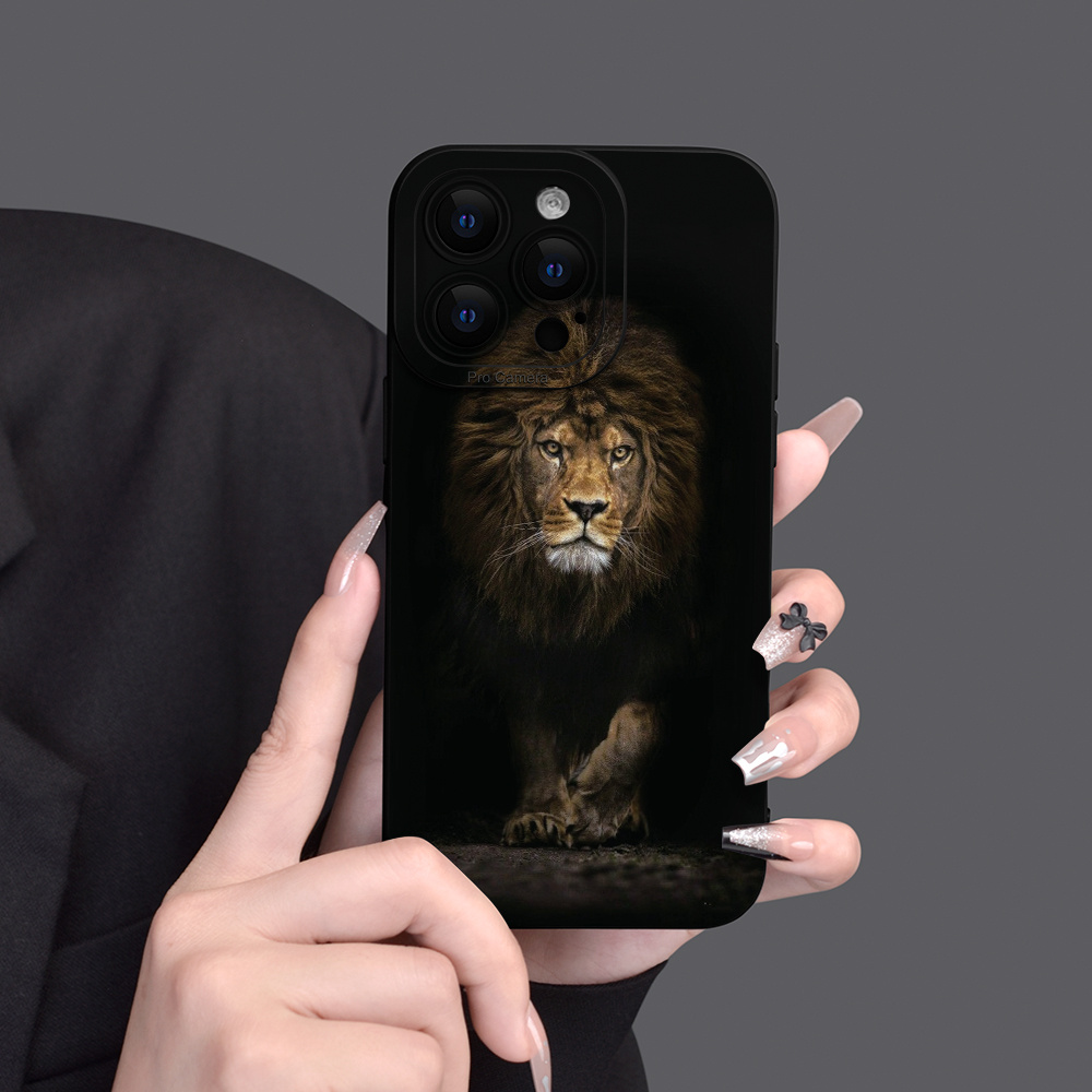 

Leo Pattern Mobile Phone Case Full Body Protection Shockproof Tpu Soft Rubber Case Color: Transparent White Black For Men Women For Iphone 15 14 13 12 11 Xs Xr X 7 8 Mini Plus Pro Max Se