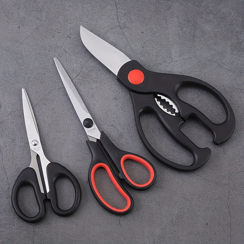 

3pcs Steel Shears Set - - Poultry , & , -duty Meat Cutting For And Restaurant Use