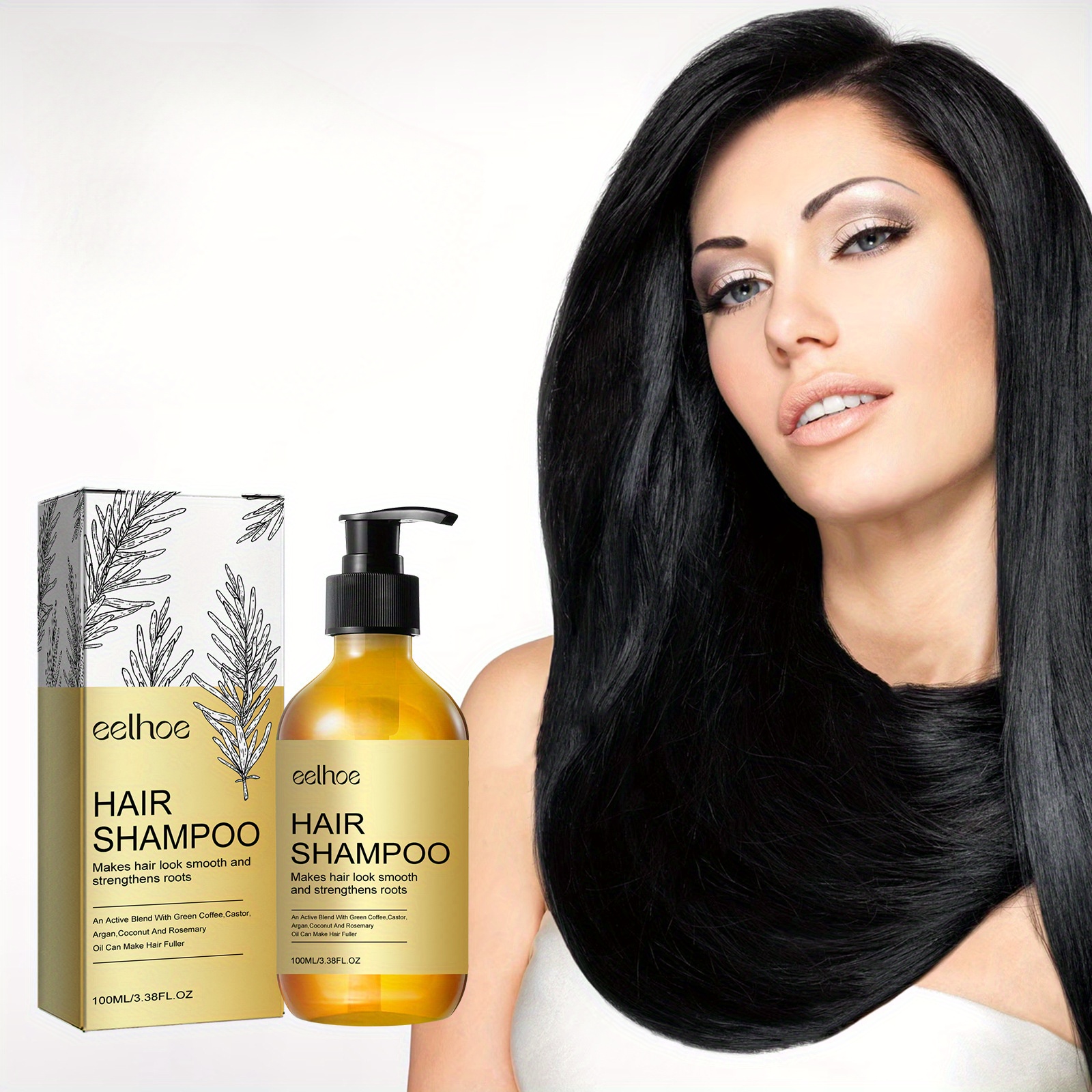 

Rosemary Hair Shampoo, Contains Argan Oil And Coconut Oil, Refreshing And Smoothing Hair, Hair Care Shampoo