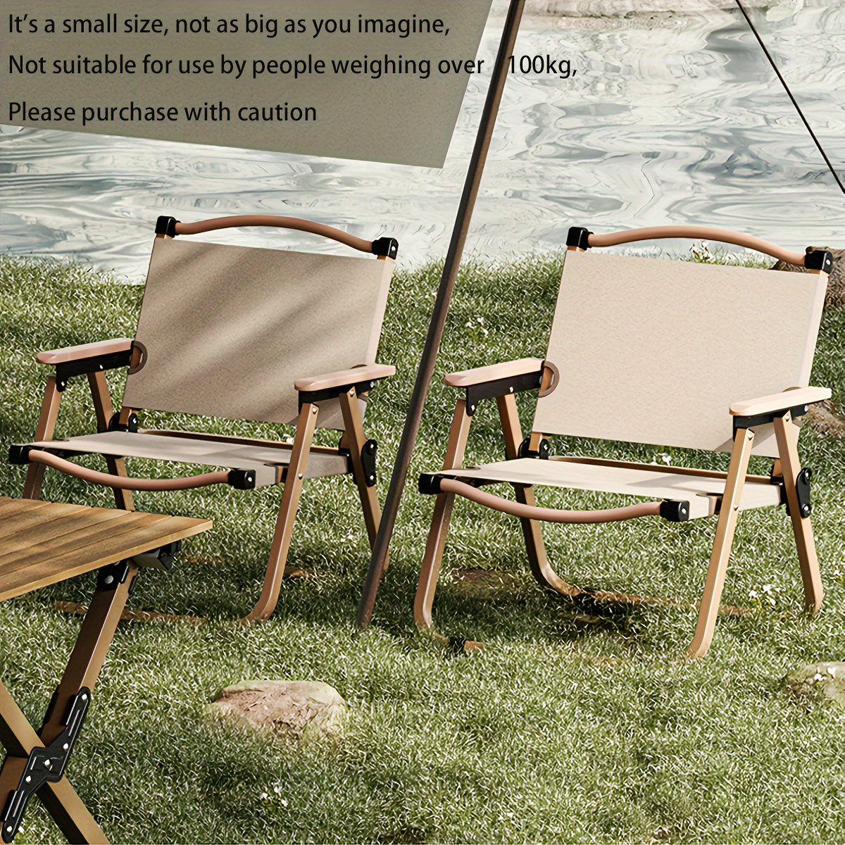 1pc Outdoor Folding Chair Portable Kermit Chair Fishing Camping Picnic  Chair Beach Chairs - Sports & Outdoors - Temu