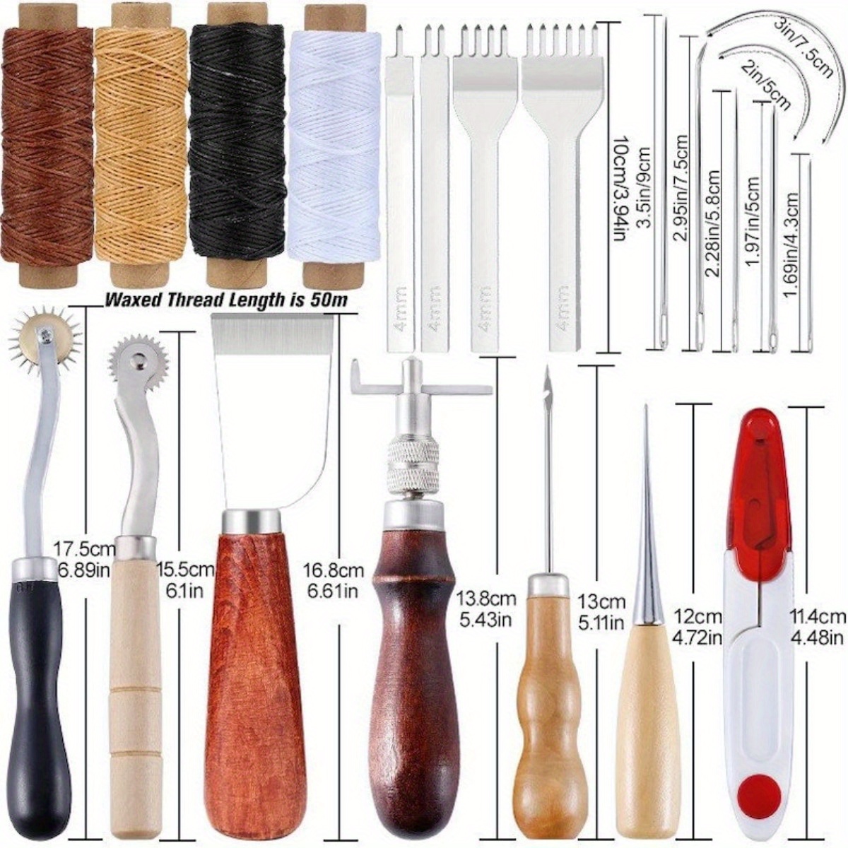 Leather Craft Tools Leather Working Tools Kit Storage Bag - Temu United  Arab Emirates