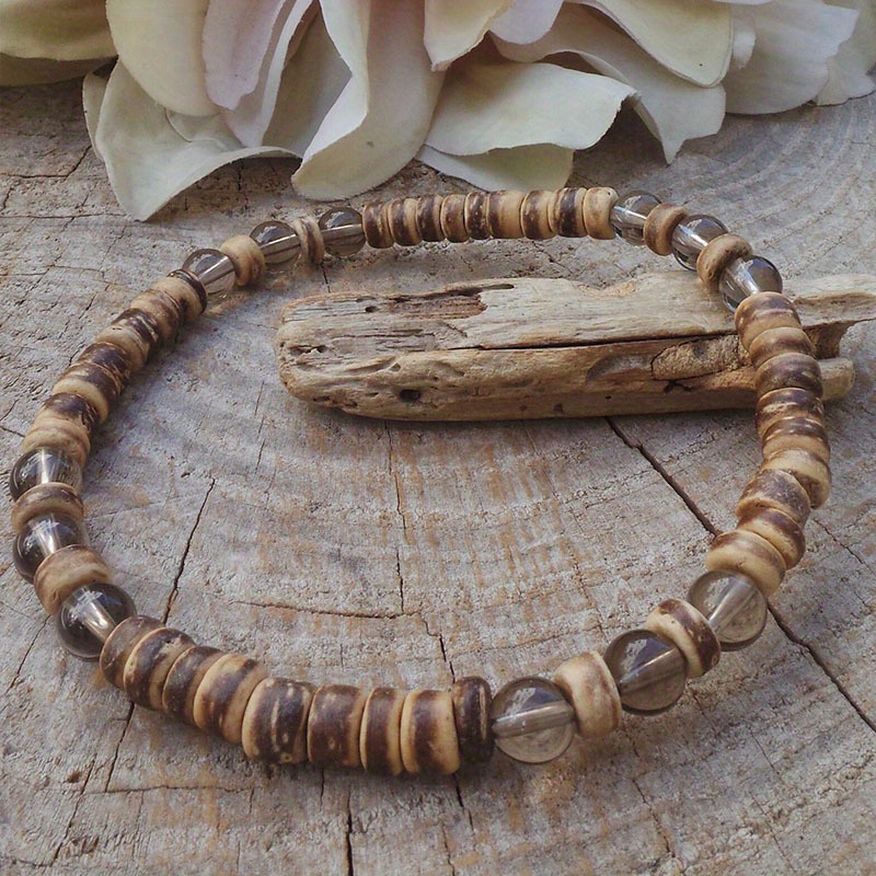 Mens Coconut Bracelet. Mens And Coconut Bracelet