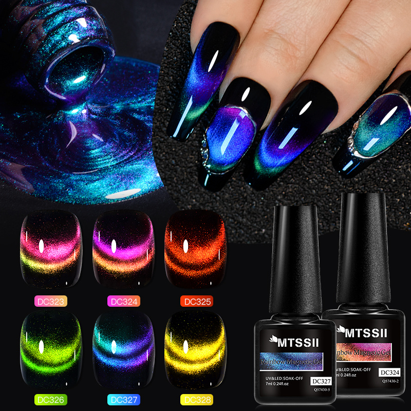 Semilac Semiflash Chameleon Nagellack Nr. 04 (Amazing Frog) - Farbwechsel-Pulver Für Gel-Nägel, Chrom-Finish, 0,5 G
