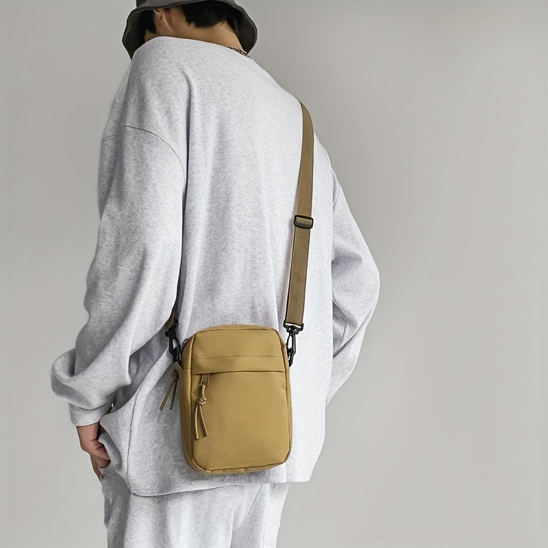 

Mini Minimalist Solid Color Shoulder Bag, All-match Versatile Zipper Crossbody Bag For Women
