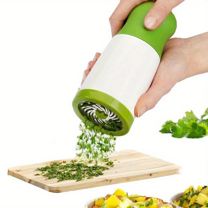 1pc Manual Grinder Parsley Chopper Vegetable Cutter Coriander Mincer  Tools, Grinders, Effortlessly Grind Spices With
