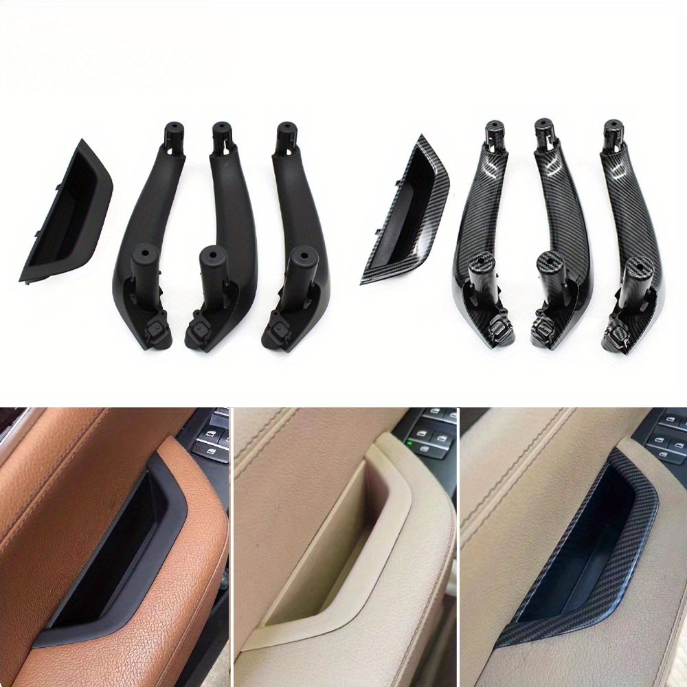Poignée Porte Voiture pour BMW pour X5 X6 F15 F16 2014-2018 LHD RHD Voiture  Gauche et Droite poignée de Porte intérieure poignée Panneau intérieur  Tirer Poignée Porte Intérieure Voiture (Color : 2) 
