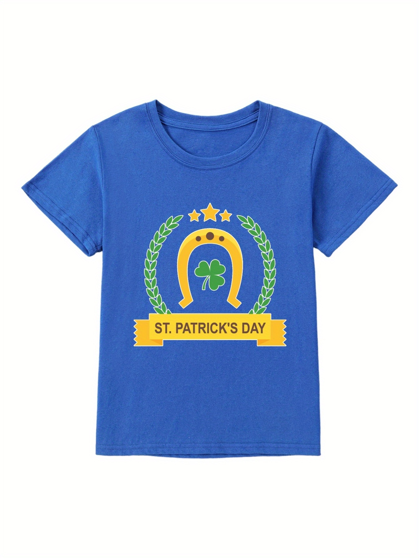 St. Patrick's Day Shirt For Women - Funny Plaid Leopard Shamrock Graphic Long Sleeve Top, Loose Casual Fit