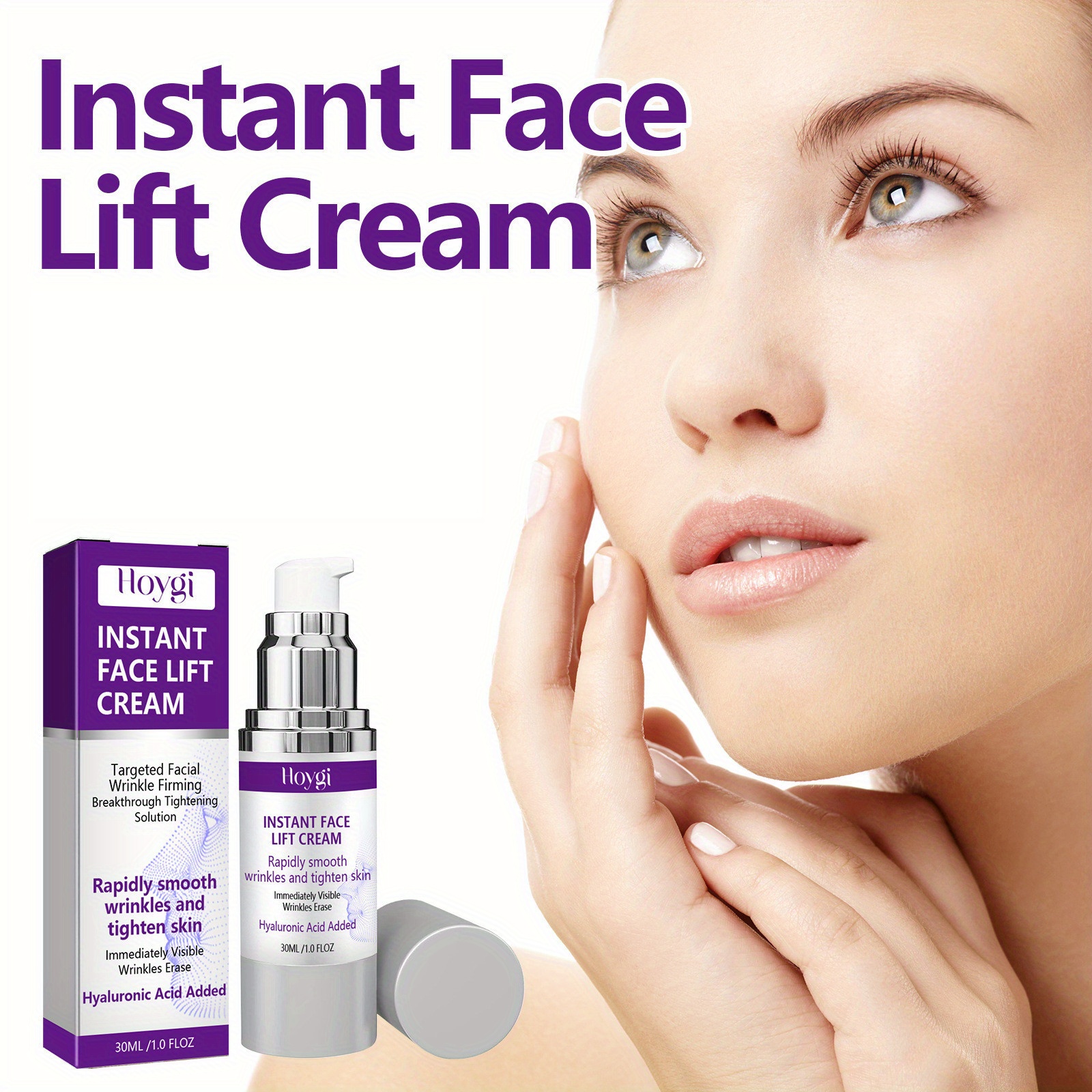  Instant Face Lift Serum, Skin Rejuvenating Face Tightening  Serum for Face and Neck, Instant Face Lift Serum with Natural Ingredients