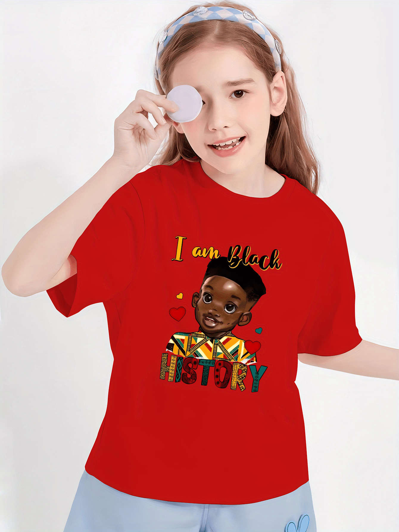 Playeras negras para niña