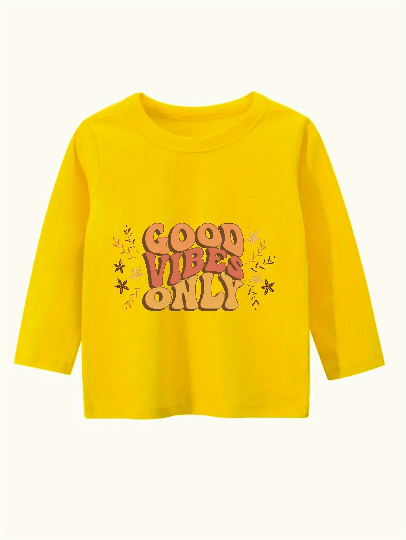 Print Girls' Casual Long Sleeve Cotton T shirts - Temu Denmark