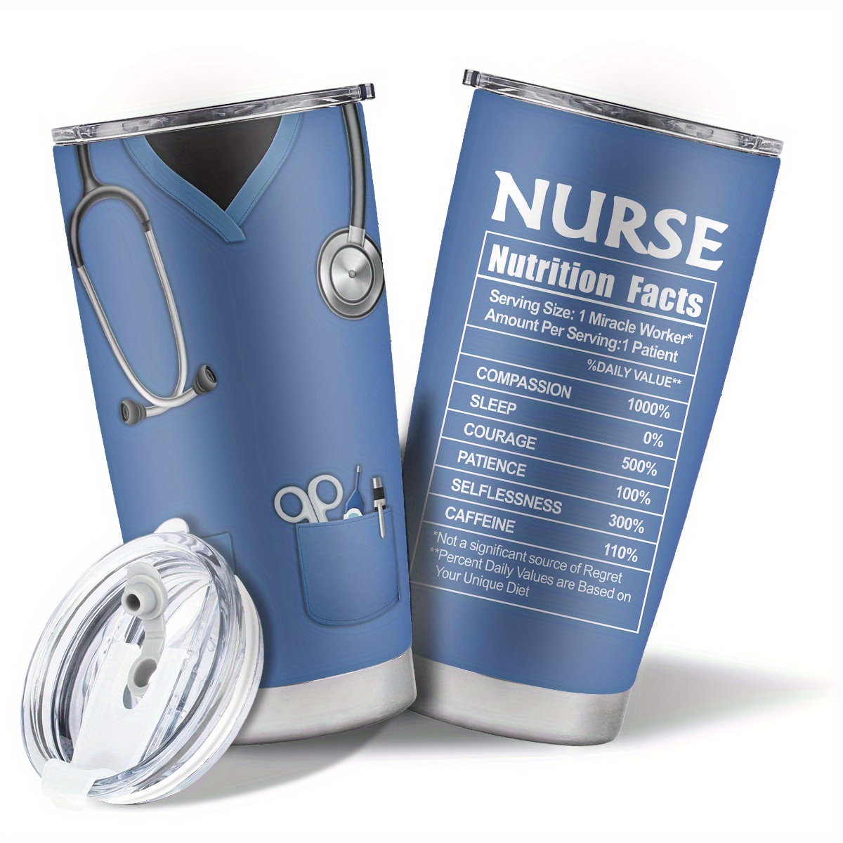 

1pc, Nurse Gifts For Women Men, 20 Oz Nurse Tumbler Cup, Nurse Practitioner Gifts, Nurses Week Gifts, Christmas Gifts For Nurse, School Nurse, Nurse Appreciation Gifts Coffee Cup