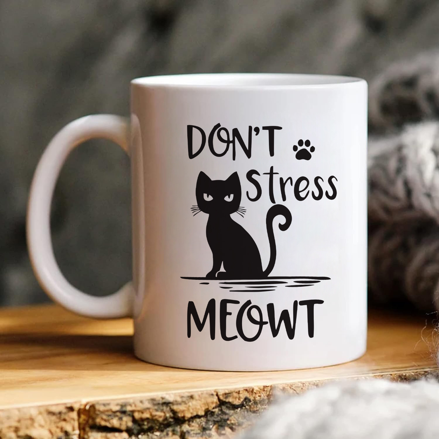 Dont Stress Me Mweot /cat Lovers/ Badge Reel Retractable Funny