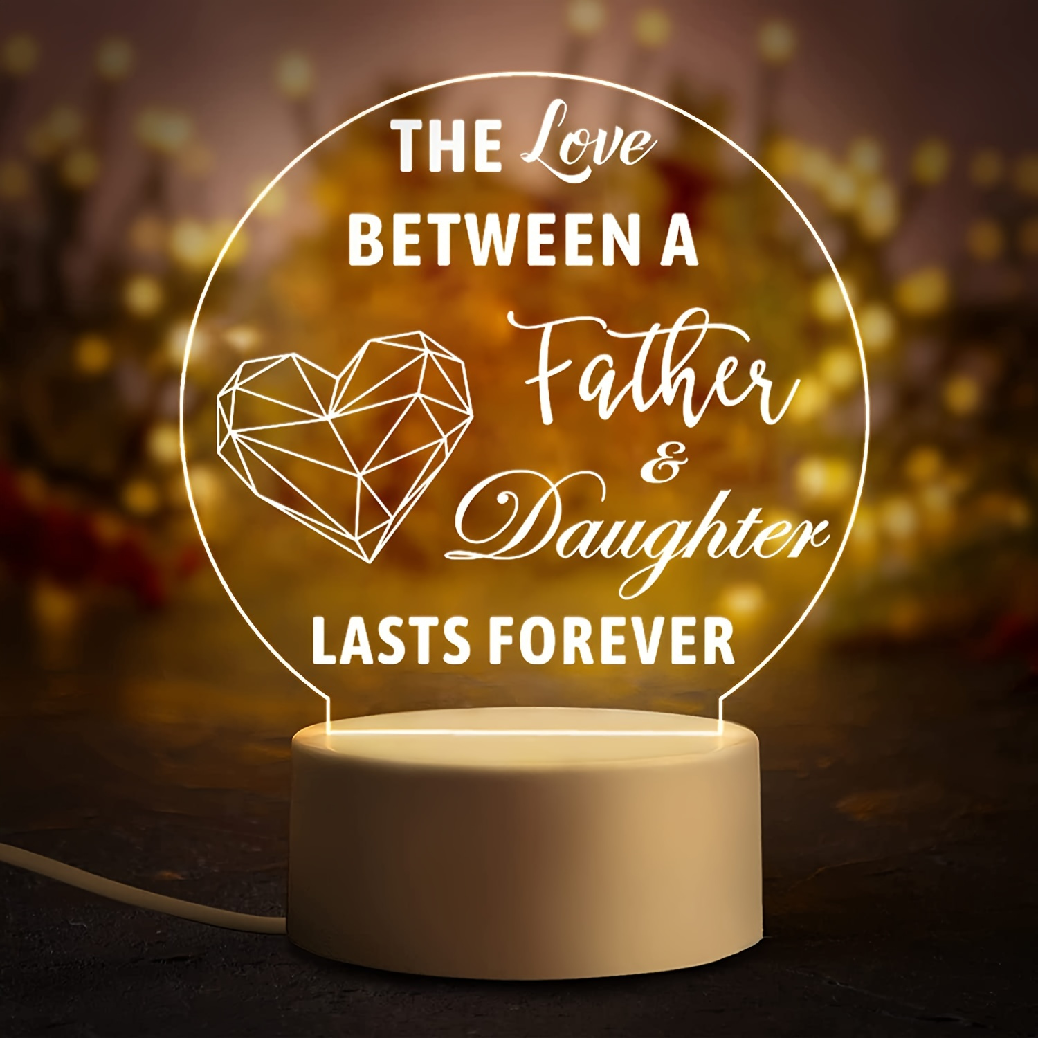 Personalized Night Light For Dad Perfect Birthday Retirement - Temu