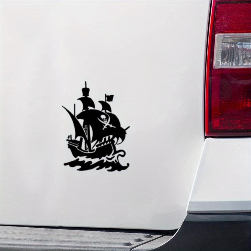 Pirate Tall-Ship Vinyl Car/Laptop Decal – Decal Drama