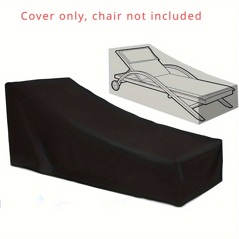 Housse De Chaise Longue, Imperméable, Anti-poussière, Couvre-chaise De  Patio, Protection Pour Meubles D'extérieur, Jardin, Cour, Inclinable, Mode  en ligne