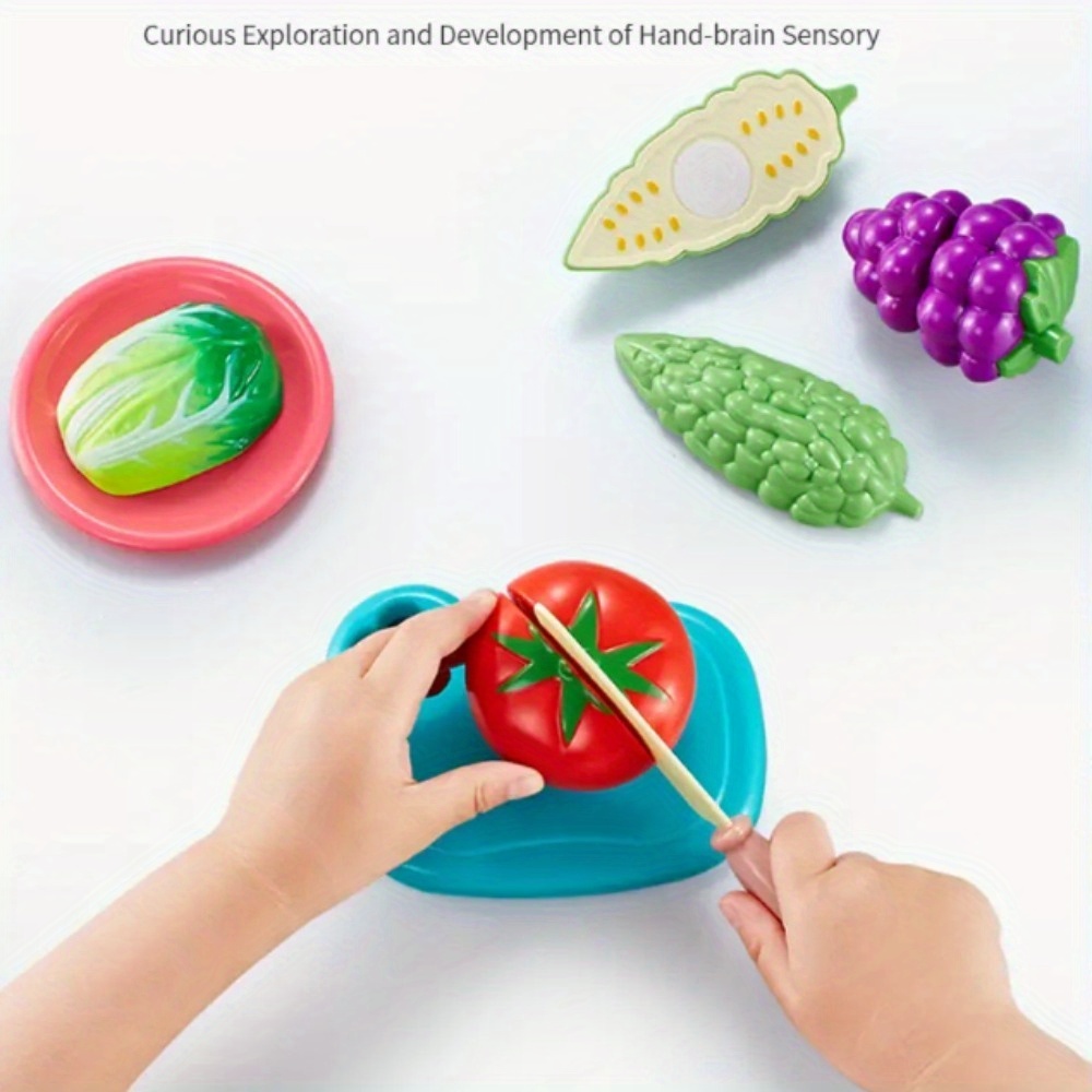 10 Unids/set Juguete Cocina Simulación Niños, Juguete Educativo Montessori  Corte Frutas Verduras Madera Clásico Regalo Niños - Juguetes - Temu