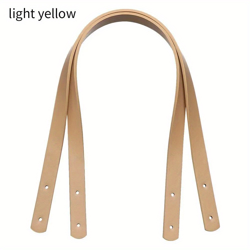 2pcs New Detachable Synthetic Leather Bag Belt Handbag Band Handle Shoulder Bag Strap Gift Box Handle Band Diy Bag Accessories