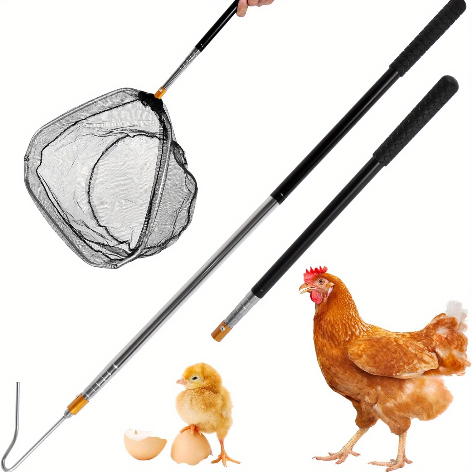 Telescopic Chicken Net Chicken Catcher Leg Hook Long Chicken - Temu