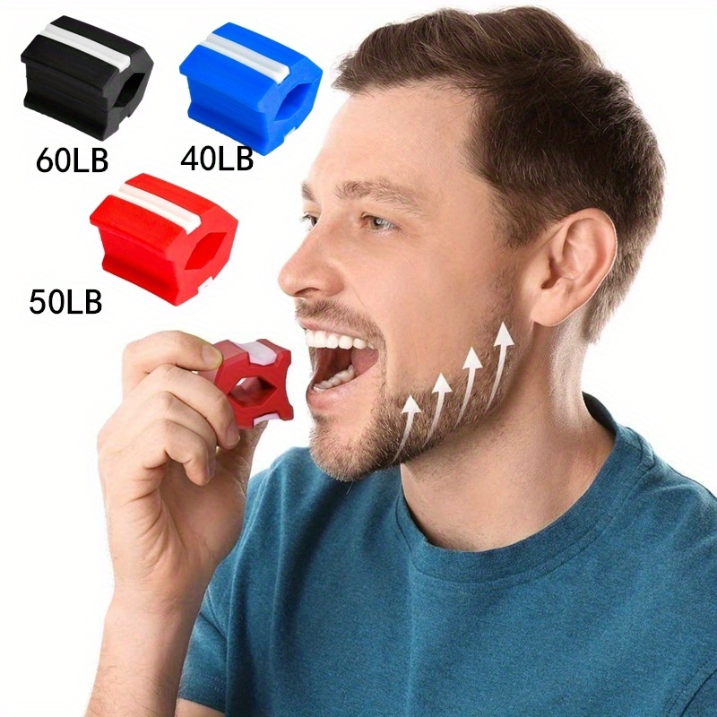 Jaw Trainer Ball Exercise Jawline Fitness Portable Silica Gel Home