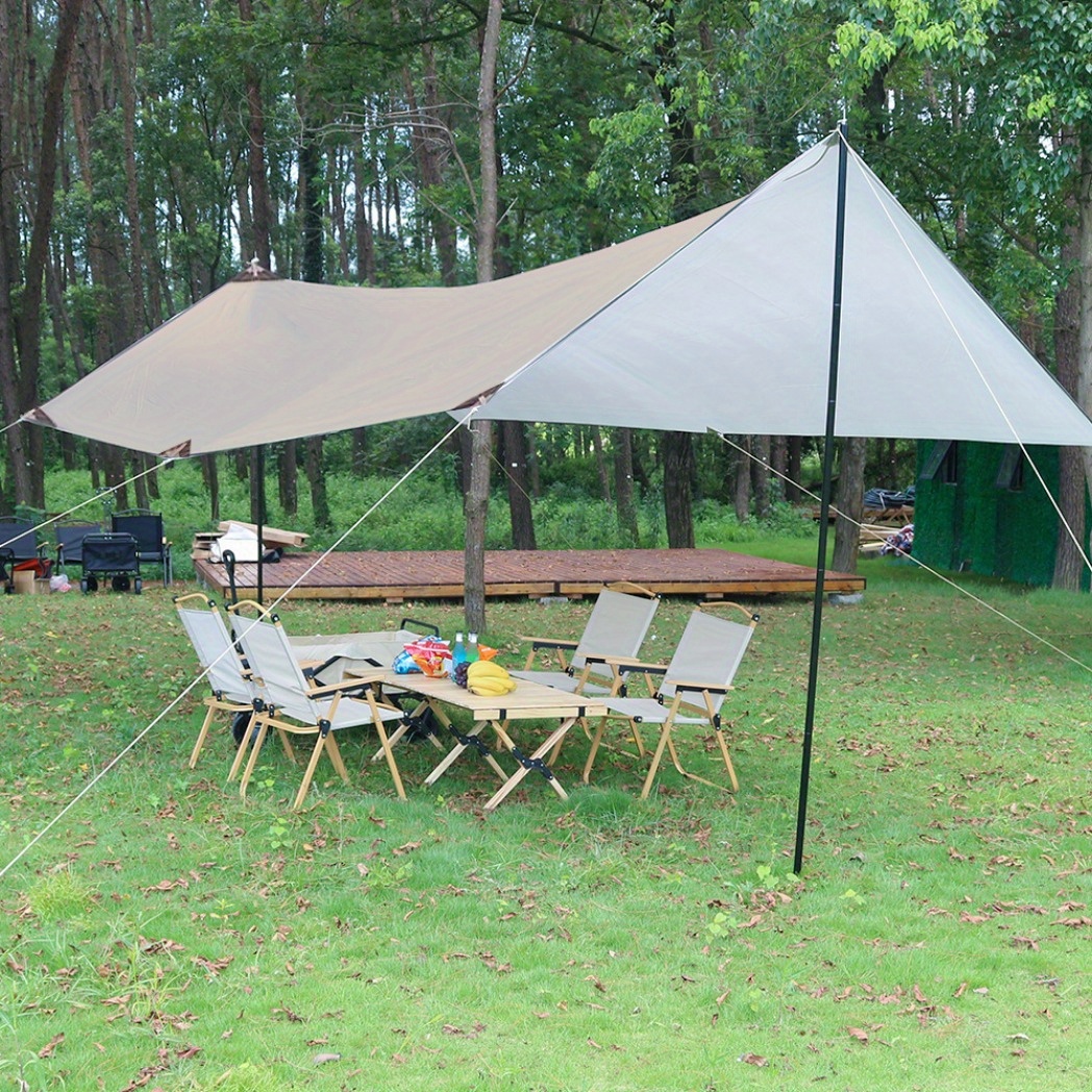 1pc Outdoor Vinyl Canopy, UV-Schutz Regenschutz Zelt, Für Outdoor-Camping  Und Wandern - Temu Germany