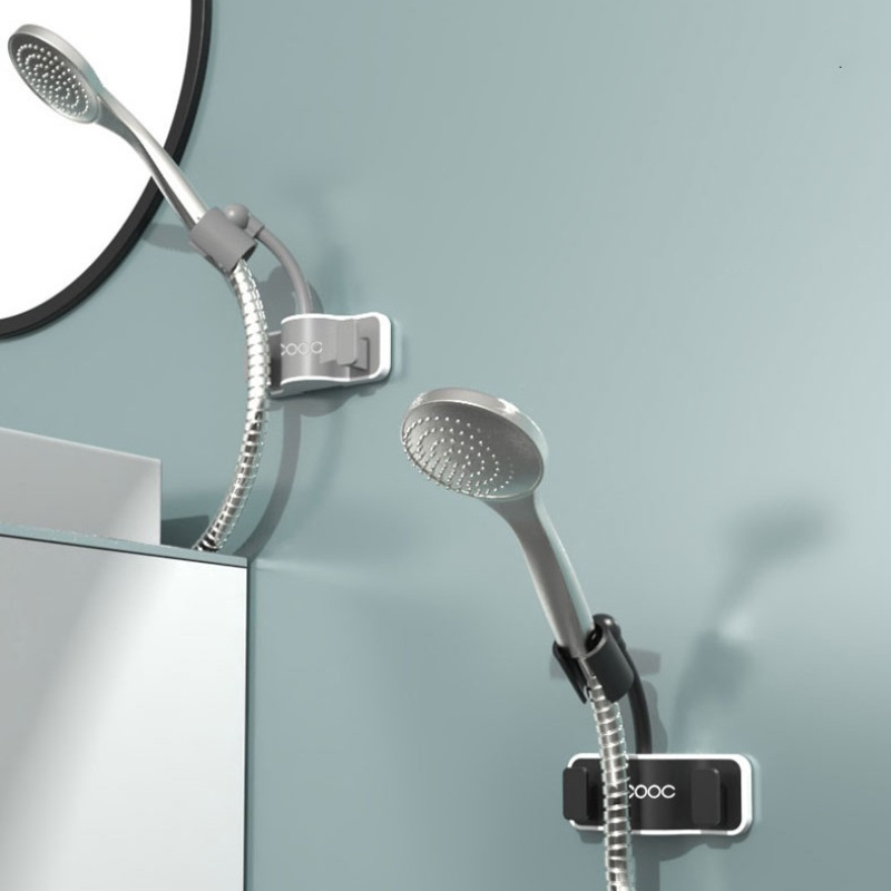 Soporte de ducha con ventosa, accesorio ajustable de montaje en pared, 360 °
