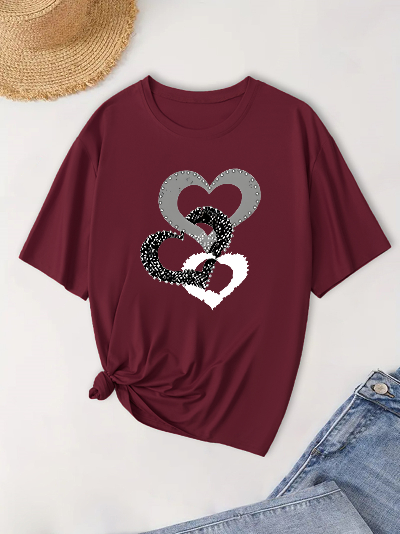 dx 206 women's large size hearts - Temu Germany