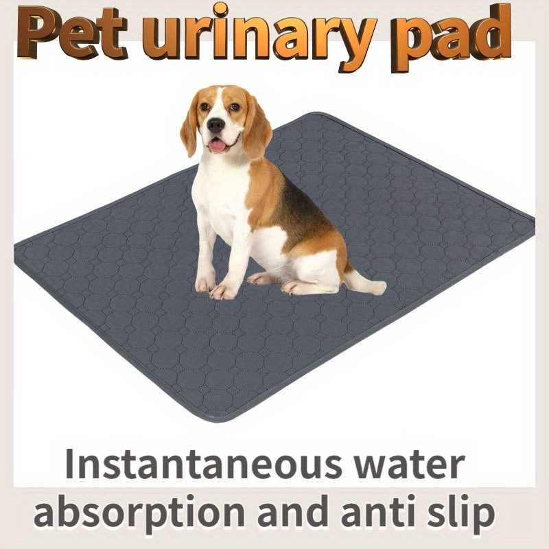 

1pc Reusable And Washable Pet Pee Pad Dog Bed Mat, Leak Proof Non-slip Dog Urine Pad Cage Mat