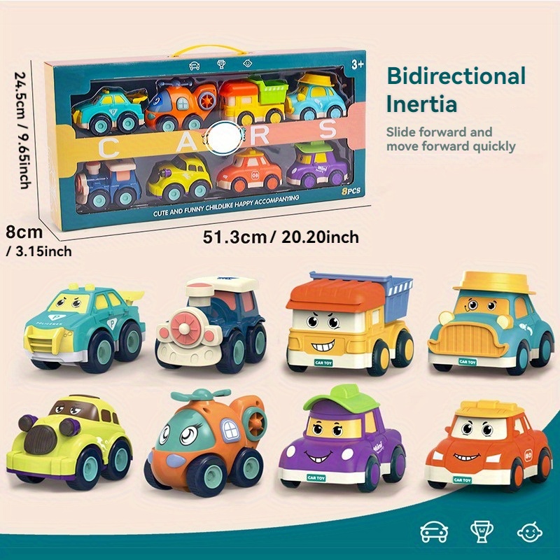 15pcs Mini Tirar Juegos Coches Animales Juguetes Regalos - Temu Mexico