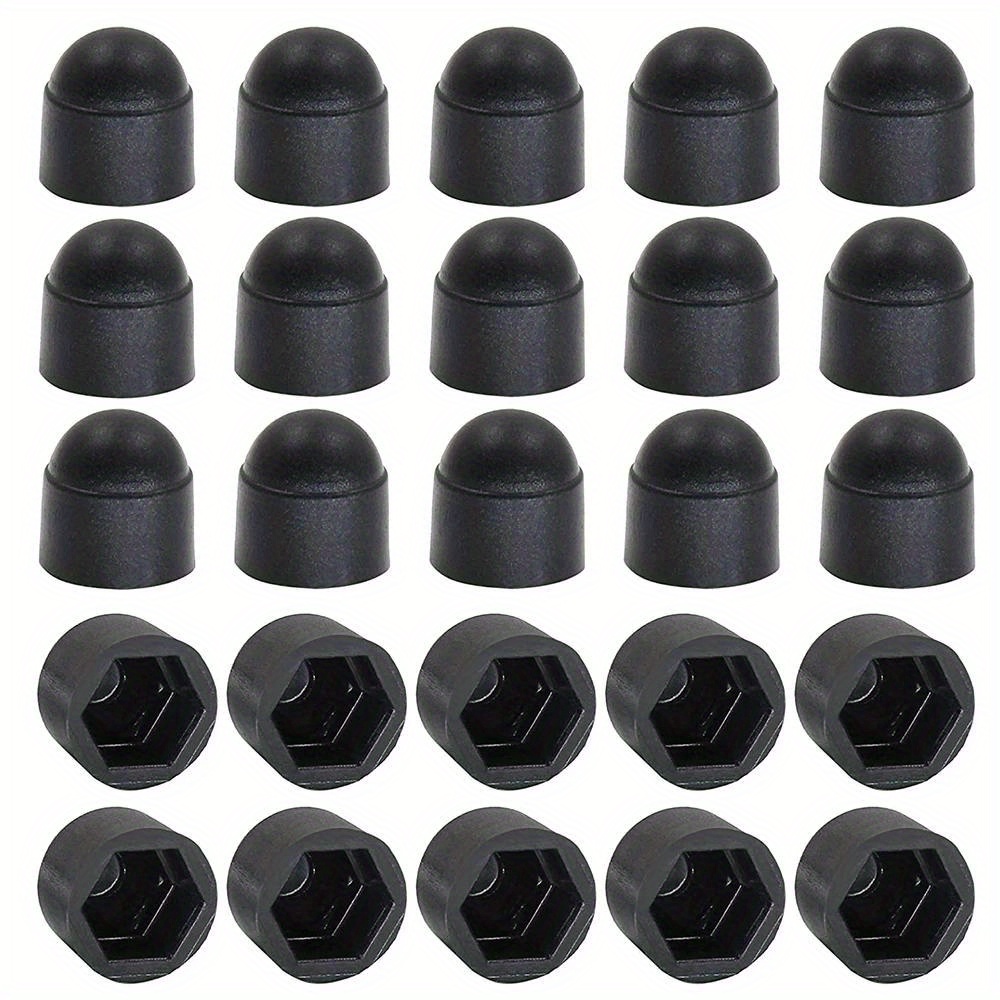 

Value Pack 50pcs In Bag M6 M8 M10 Bolt Nut Dome Protective Cap Cover Exposed Hexagonal Plastic