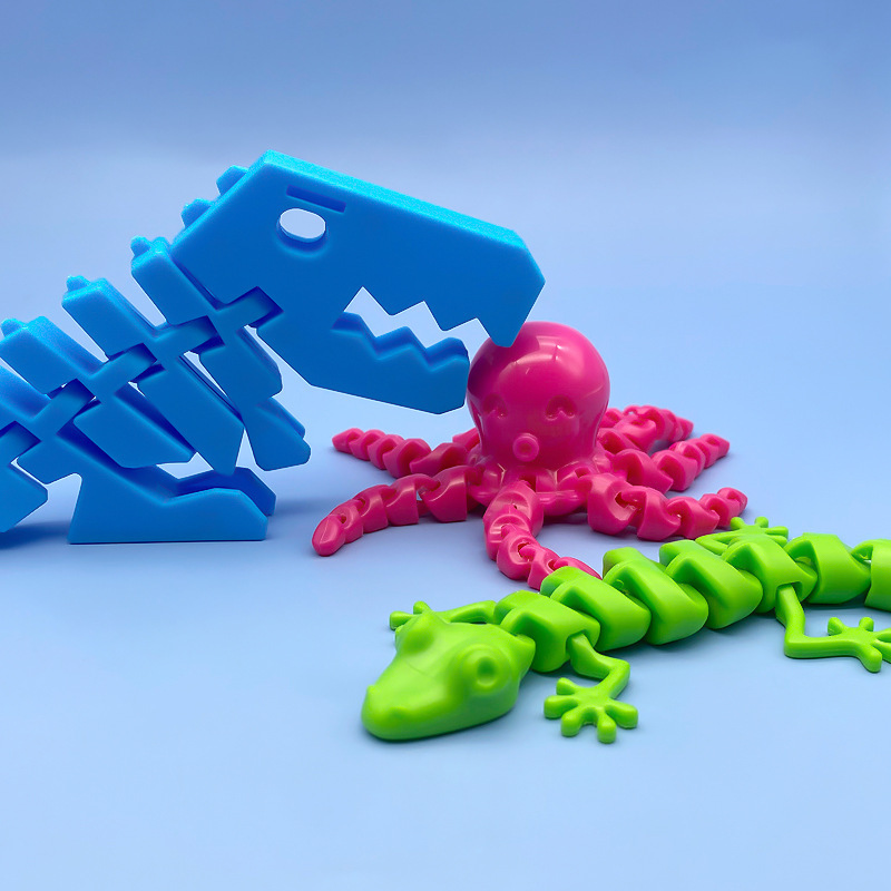 Nuevos Juguetes Antiestrés Babosas Articuladas Flexibles 3D