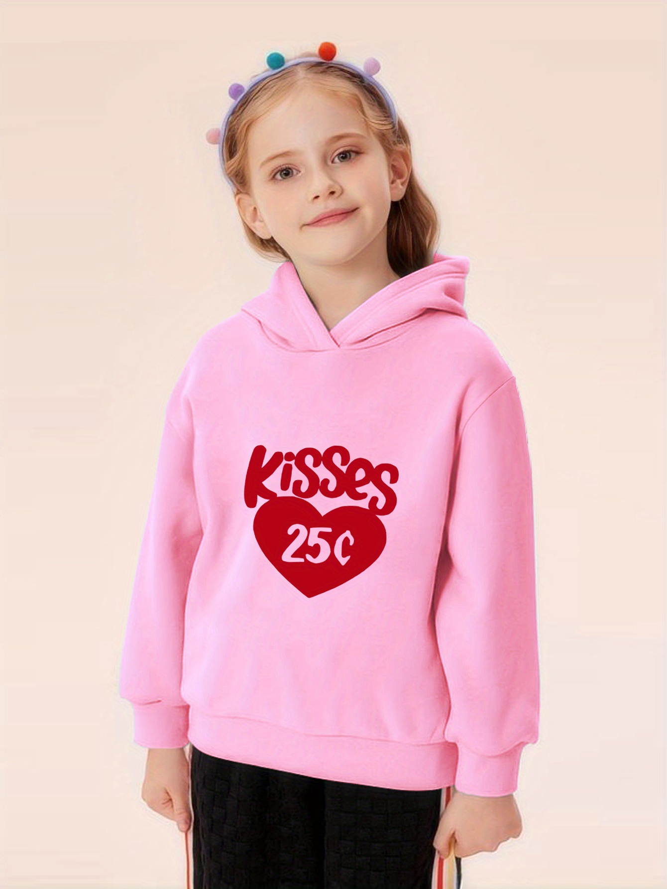 felpa cappuccio casual ragazze top sportivi e Temu Italy