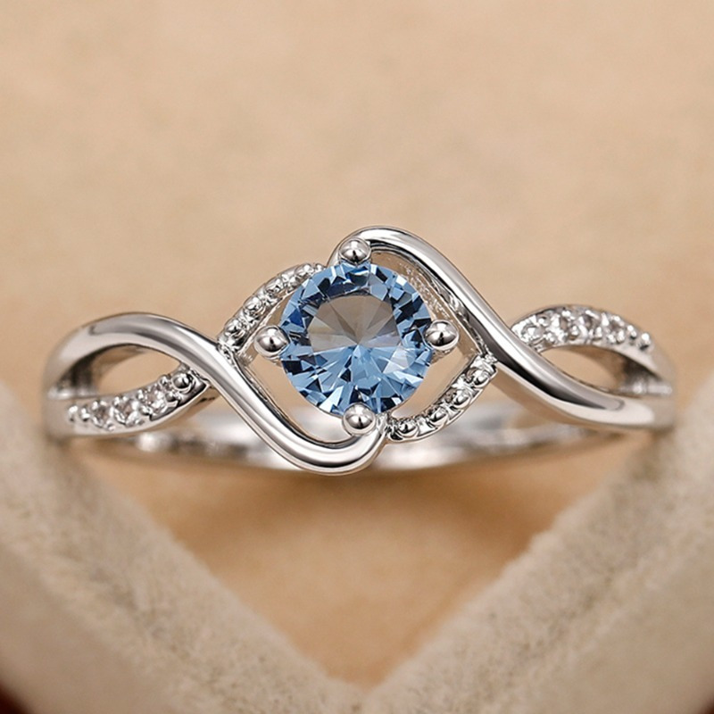 925 Pure Silvery Wavy Women's Ring