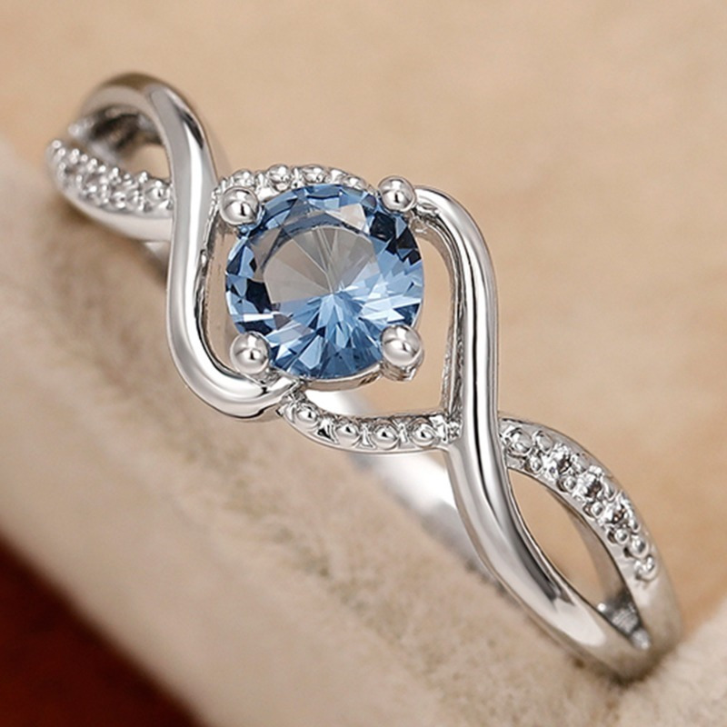 925 Pure Silvery Wavy Women's Ring