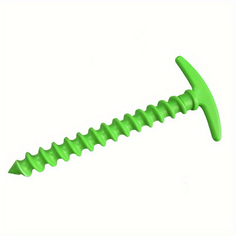 10pcs outdoor ground stakes windproof canopy tent spiral nails for camping outdoor tools red black green today s best daily deals temu canada details 5