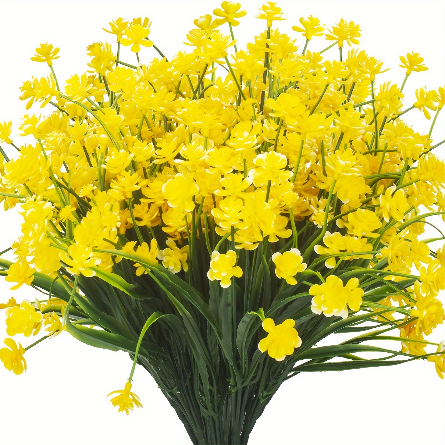 

4 Bundles Of Premium Artificial Flowers - Perfect For Outdoor Uv Resistance, Indoor Hanging Planters, And A Special Mother's Day
