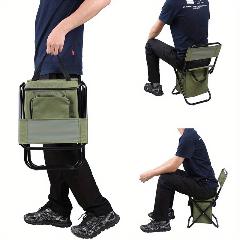 Simple Fishing Chair Bag Backpack Portable Folding Fishing Chair