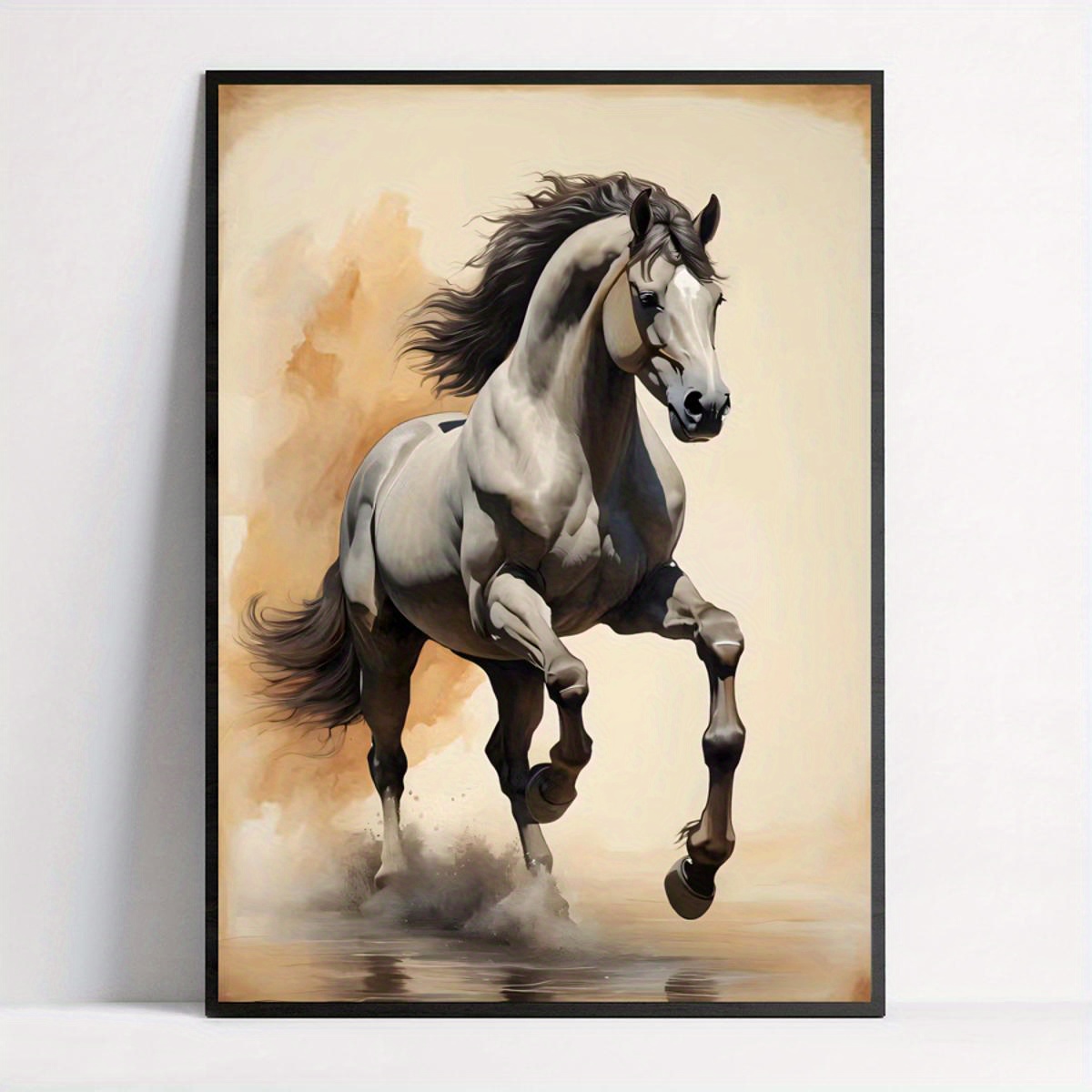 1 Póster E Impresión De Lienzo De Caballos Corriendo Arte De - Temu