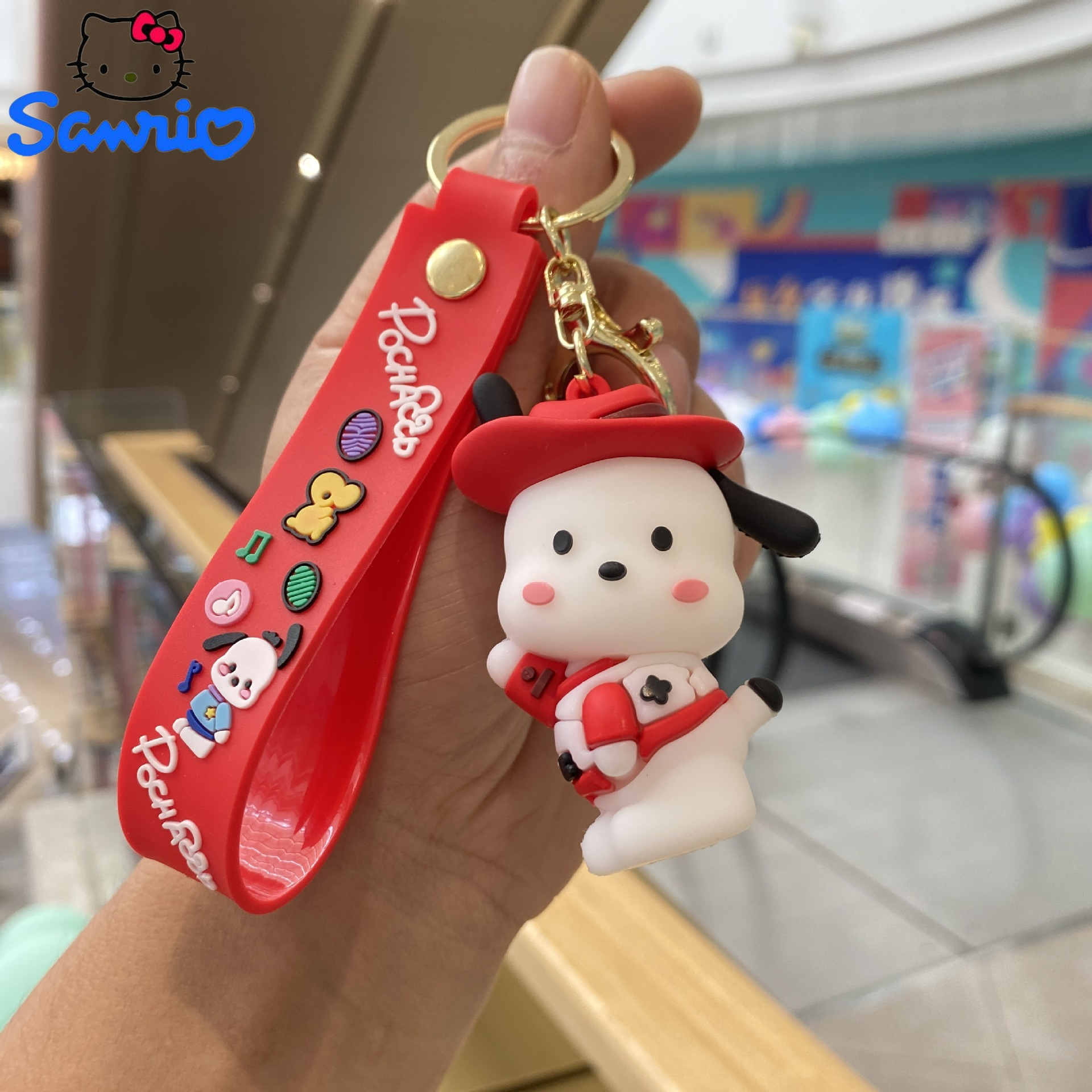 Sanrio Pochacco Cute Plush Keychain – In Kawaii Shop