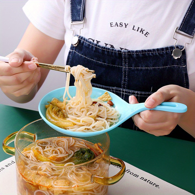 Thick Plastic Spoon Restaurant Noodles Spicy Hot Pot Long - Temu