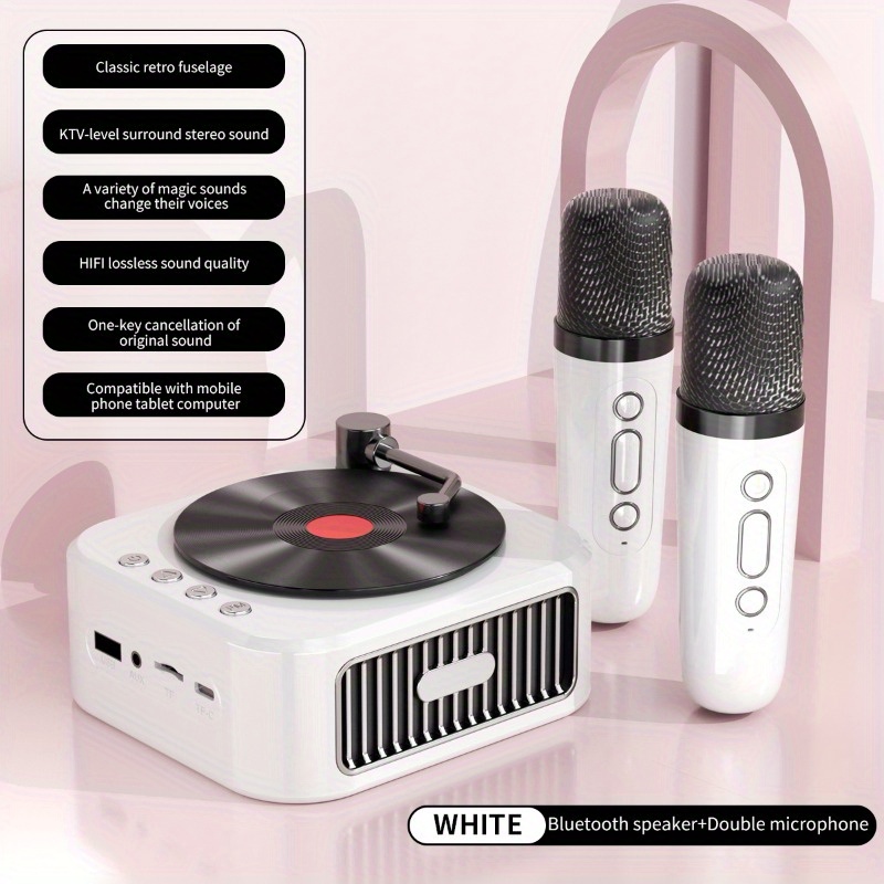 Retro Portable Radio Wireless Bluetooth-compatiable HIFI Speaker