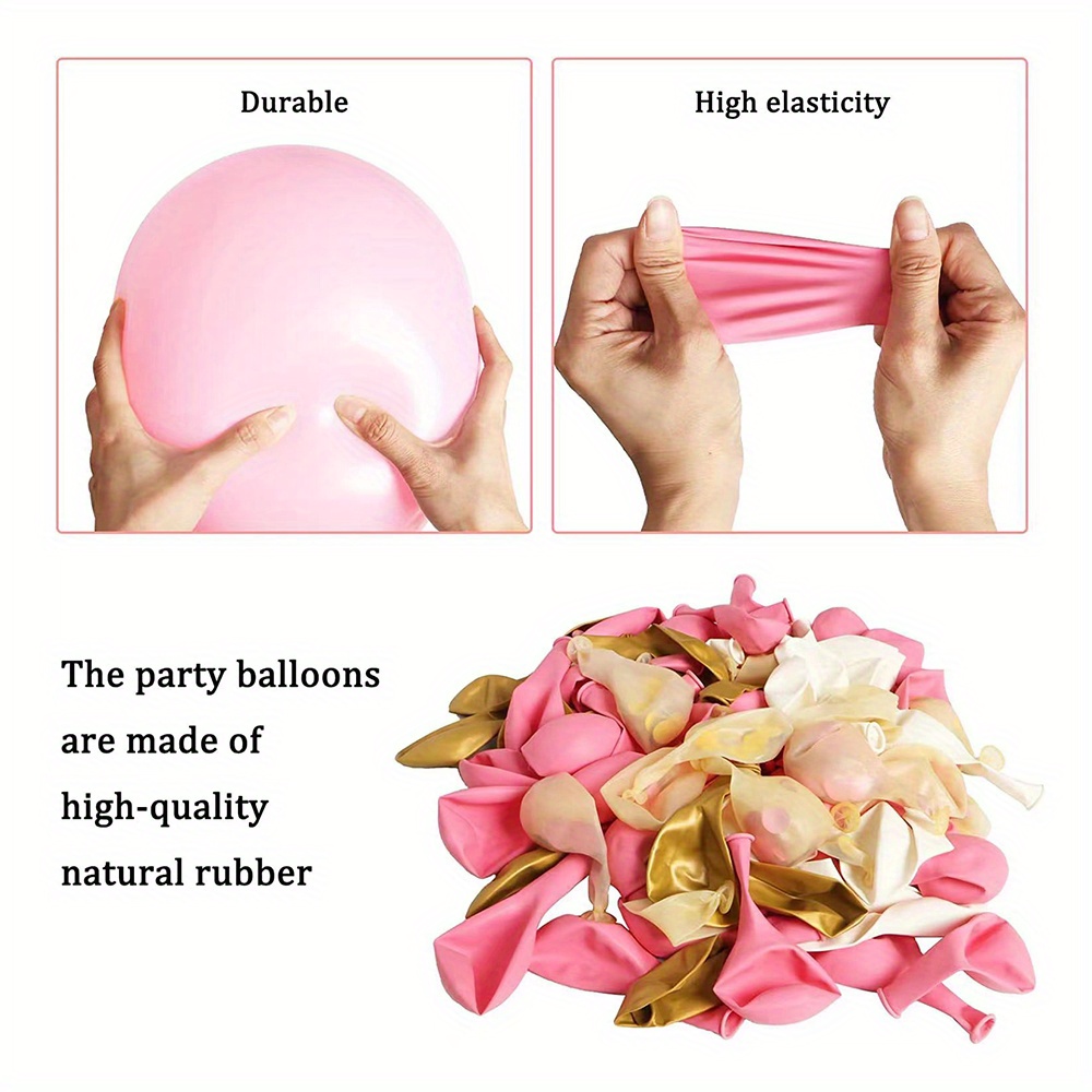 Pink Purple Latex Light Pink Balloons Garland Kit Mermaid Tail