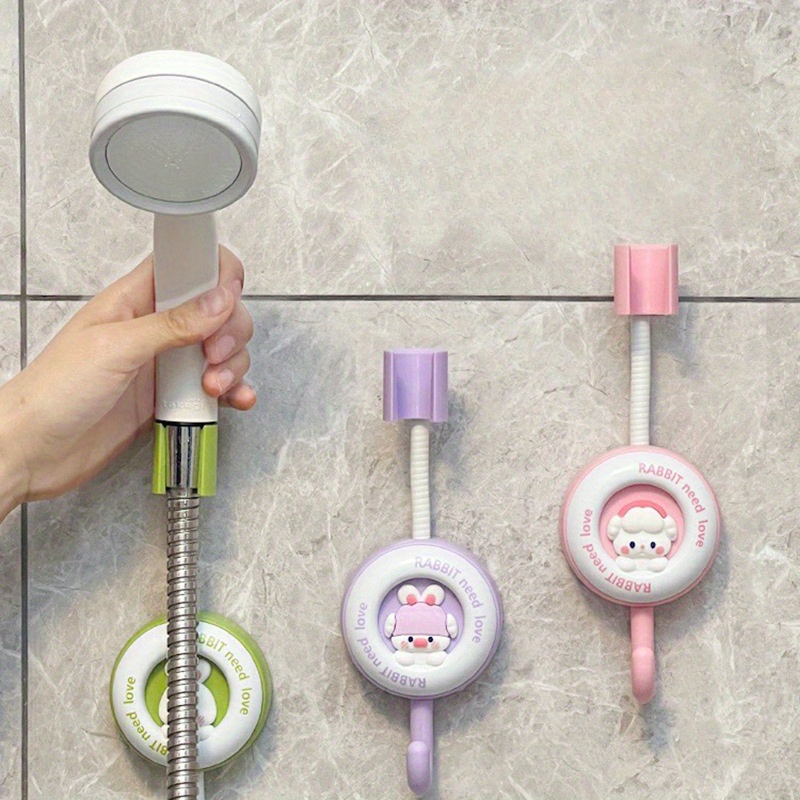 Cartoon Cute Bathroom Hook Universal Shower Hook Shower Head - Temu