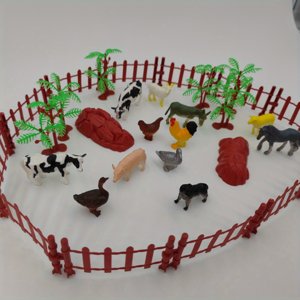 Small Farm Animal Figurines 2024