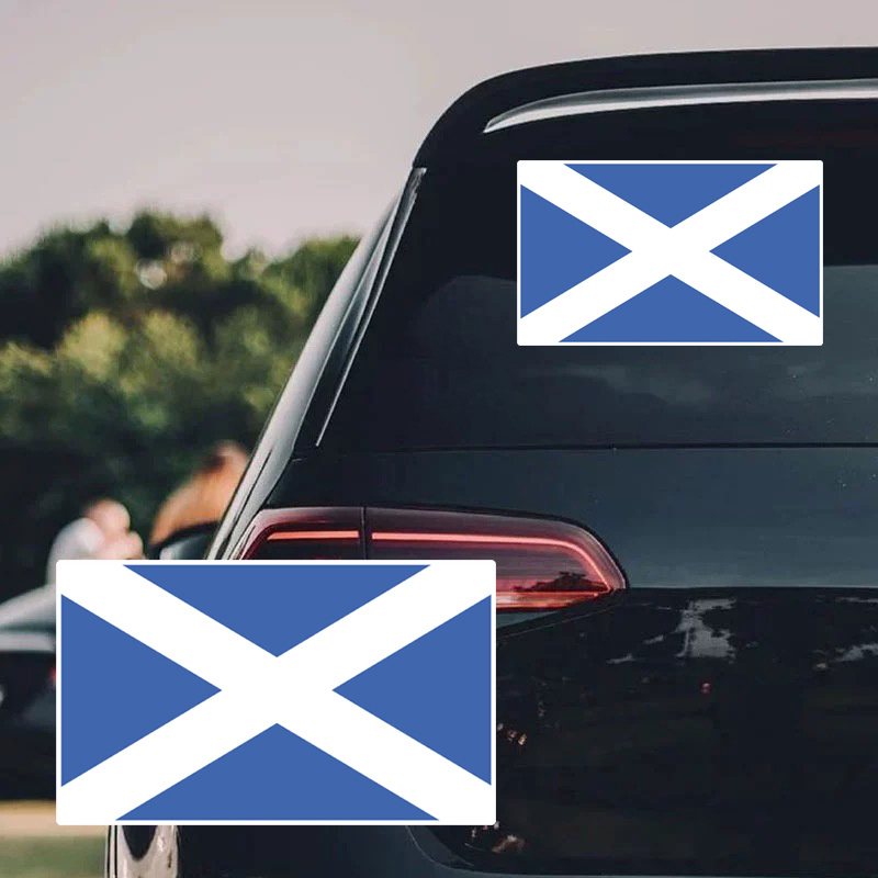 

Scotland Flag Vinyl Decal Sticker Scottish Car Window Bumper Premium Quality Uv-resistant Laminate