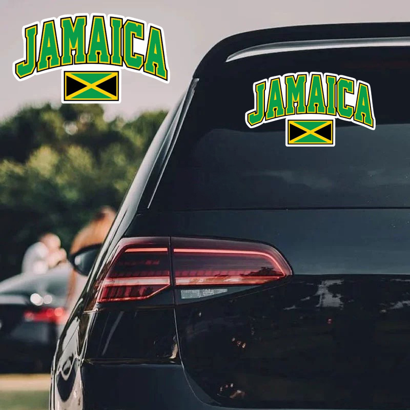 

Jamaica Logo Waterproof Sticker Vinyl Car Bumper Laptop Window Helmet Decal